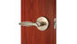 Zinc Alloy Tubular Door Locks High Security 3 Brass Keys Satin Nickel