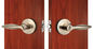 Zinc Alloy Tubular Door Locks High Security 3 Brass Keys Satin Nickel