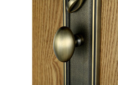 Luxury Brass Door Handles American Standard Cylinder Zinc Alloy