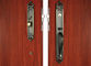 Luxury Brass Door Handles American Standard Cylinder Zinc Alloy