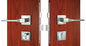 Rose Door Key Interior Door Mortise Lockset Replacement Zinc Alloy