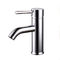 Silver Single Handle Sink Faucet Easy Installation Bathroom Basin Faucet