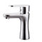 Handle Single Hole Sink Faucet Deck Mounted Brass Bathroom Faucets