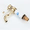 Retro Vessel Sink Faucets Golden Commercial Kitchen Faucets Classical Style