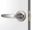 Privacy Door Tubular Cylinder Lock Front Satin Nickel Lever Handle