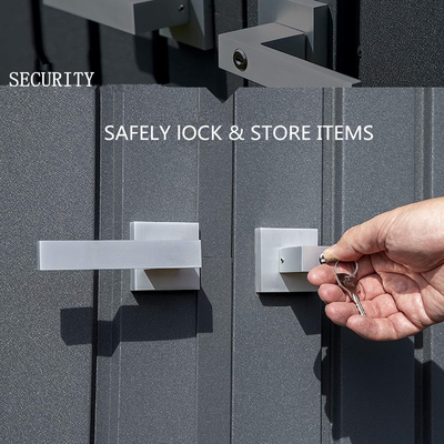 Shed Door Lock Handle  Die Casting 3Keys 72H UV Outdoor Storage lock