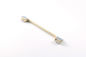 Kitchen Hardware Electroplated Furniture Pulls , Plastic Handle Pull for Furniture Cabinet