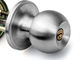 High Security Privacy 35 - 55mm Door Tubular Locks Ball Knob Locks Satin Stainless