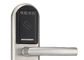 Satin Stainless Steel Electronic Door Lock Zinc Alloy Cylinder For Residential