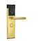 Electroinc Gold Door Lock Unlocked by Password or Mechanical Key