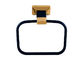 Bathroom Products Wall - Mounted Square Towel Ring Brass Material Bathroom Set
