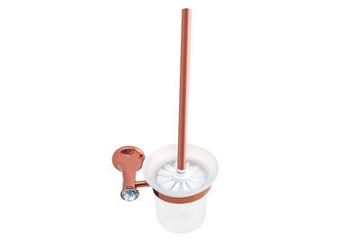 Zinc Alloy and Crystal Bathroom Accessory Toilet Brush &amp; Holder Modern Design