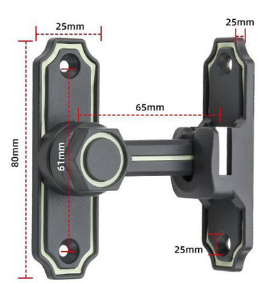 Barn Door Latch Lock For Indoor / Outdoor Security / Decoration / Protection