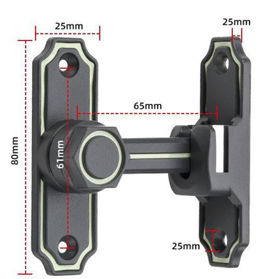 Heavy Bolt Barn Door Latch Lock Zinc For Indoor / Outdoor Use