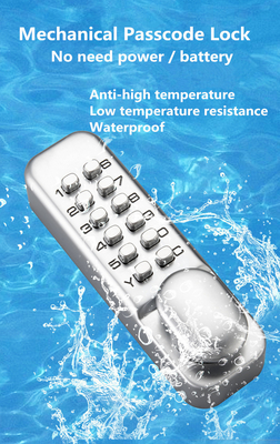 Mechanical Keypad Digital Code Lock Easy To Use For Entry Doors