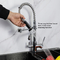 Brass Filtered Water Kitchen Faucet Stainless Steel 60mm  Length