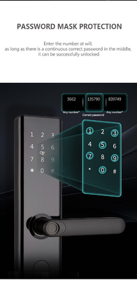 Biometric Keyless Fingerprint Door Lock Smart For Home Apartments Office Hotel