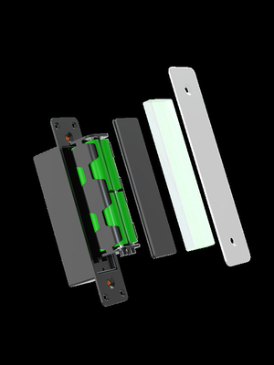 Double Side Passcode Lock Aluminium Fingerprint For Courtyard OutSide Door