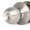 Chrome Stainless Steel Cylinder Door Knobs Cylindrical Lock Privacy Knob Lock