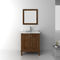 Floor standing black Wooden Bathroom Cabinets / bath furniture sets