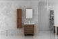 Elegant Oak MDF Bathroom Furniture With Side Cabinet 800 x 25 x 700mm