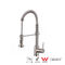 Hot Cold Water Mixer Pull out Sink Faucets Chrome Surface Treatment