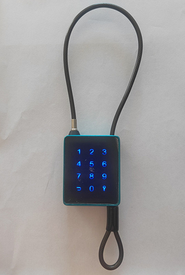 Bluetooth WiFi Smart Padlock Outdoor With Stainless Steel Cable Shackle For Courtycard