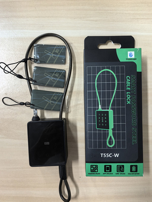 Key Free Smart Padlock Outdoor With 4Mm Cable And  APP Control Waterproof IP65
