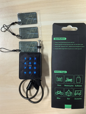 Key Free Smart Padlock Outdoor With 4Mm Cable And  APP Control Waterproof IP65