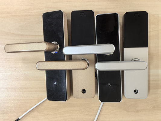 Aluminum Alloy Painted Finish Bluetooth Door Lock Remote Control With Bluetooth/ Wi Fi Connectivity