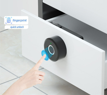 Electronic Smart Cabinet Lock Zinc Alloy 5.0 Bluetooth Fingerprint Multiple Unlocking