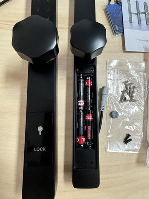 Narrow Frame Fingerprint Door Lock Waterproof IP65 For Apartment