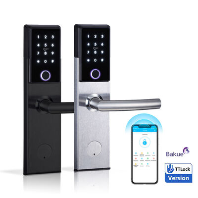Firerated 120min Smart Door Lock  Painted  Secure Access Bluetooth WiFi Code Card Mechanical Key Options