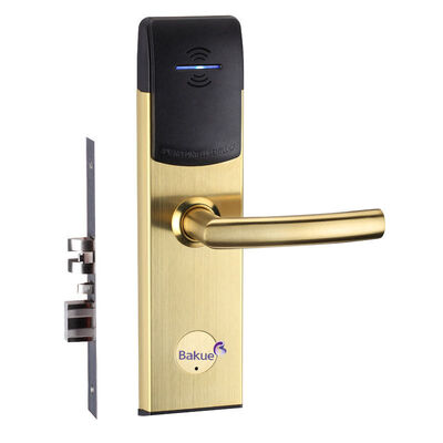 Remote Control Via Gateway APP Card Code Bluetooth WiFi Mechanical Key Controller Type Apartment Door Lock Fire Rated 60min CE Certification