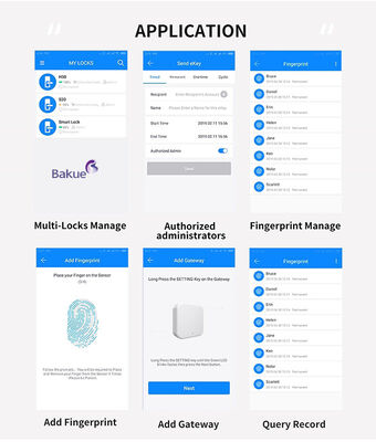 120Min Fireproof Fringerprint Door Lock Compatible Entrance Door Apartment Door Hotel Door Office Door Access Solution Smart APP WiFI Code