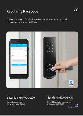 eKey Controller Type RFID Door Lock Featuring 2pcs Mechanical Key Durable Access Control Device for Various Environments