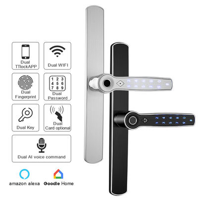 FPC Fingerprint Lock Sliding Door Lock Bluetooth Zinc Alloy Handle