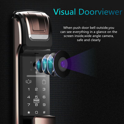 Fingerprint Push Pull Smart Door Lock