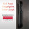 4200MAH Lithium Battery Auto Alarm Fingerprint Door Lock Classical Black