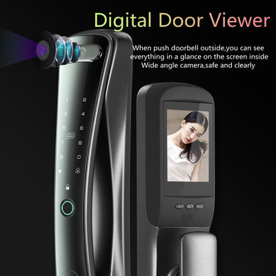 Real Time Capture Fingerprint Passcode Digital Door Lock  1 Card