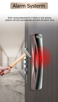 Real Time Capture Fingerprint Passcode Digital Door Lock  1 Card