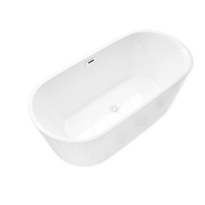 ASTM Non Slip Classic Oval Shape Acrylic Freestanding Bathtub