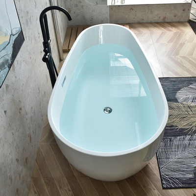 Egg Oval Shaped Acrylic Freestanding Bathtub cUPC Certified