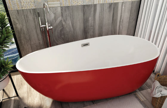 Egg Oval Shaped Acrylic Freestanding Bathtub cUPC Certified