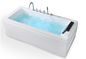 Smart Constant Temperature Square Acrylic Bathtub With Pillow