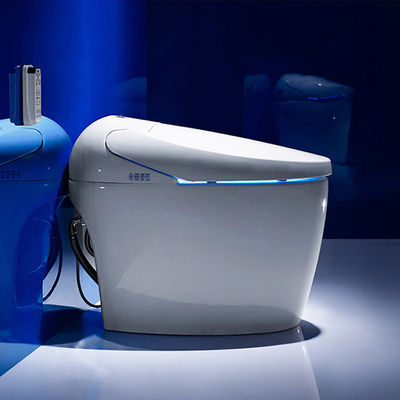 One Piece Intelligent Bathroom Sanitary Ware With Foot Touch Sensor Flushing