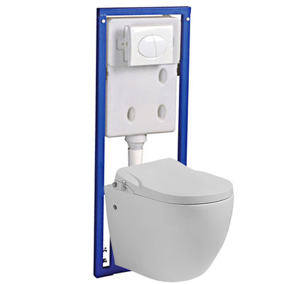 OEM Wall Mounted Concealed Toilet Carrier Frame With Dual Flush Toilet Tank