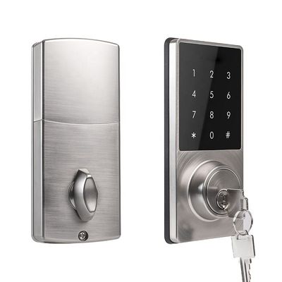 Bluetooth 4.1 LR6 Alkaline Batteries Powered Smart Door Lock For Home