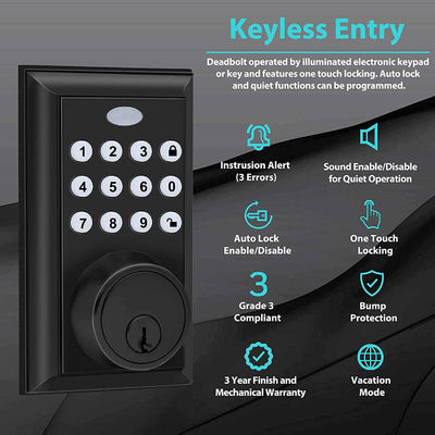 Keyless Entry Door Lock With Deadbolt