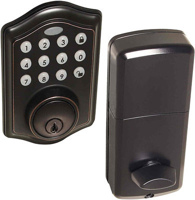 OEM Zinc Alloy Keyless Electronic Keypad Deadbolt Lock  Multicolor